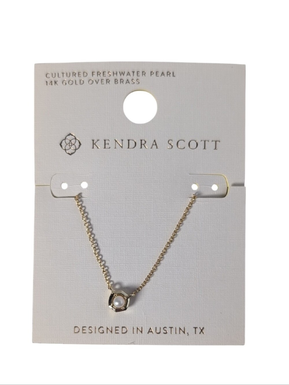 Kendra Scott Liesel Gold & Pearl Pendant Necklace